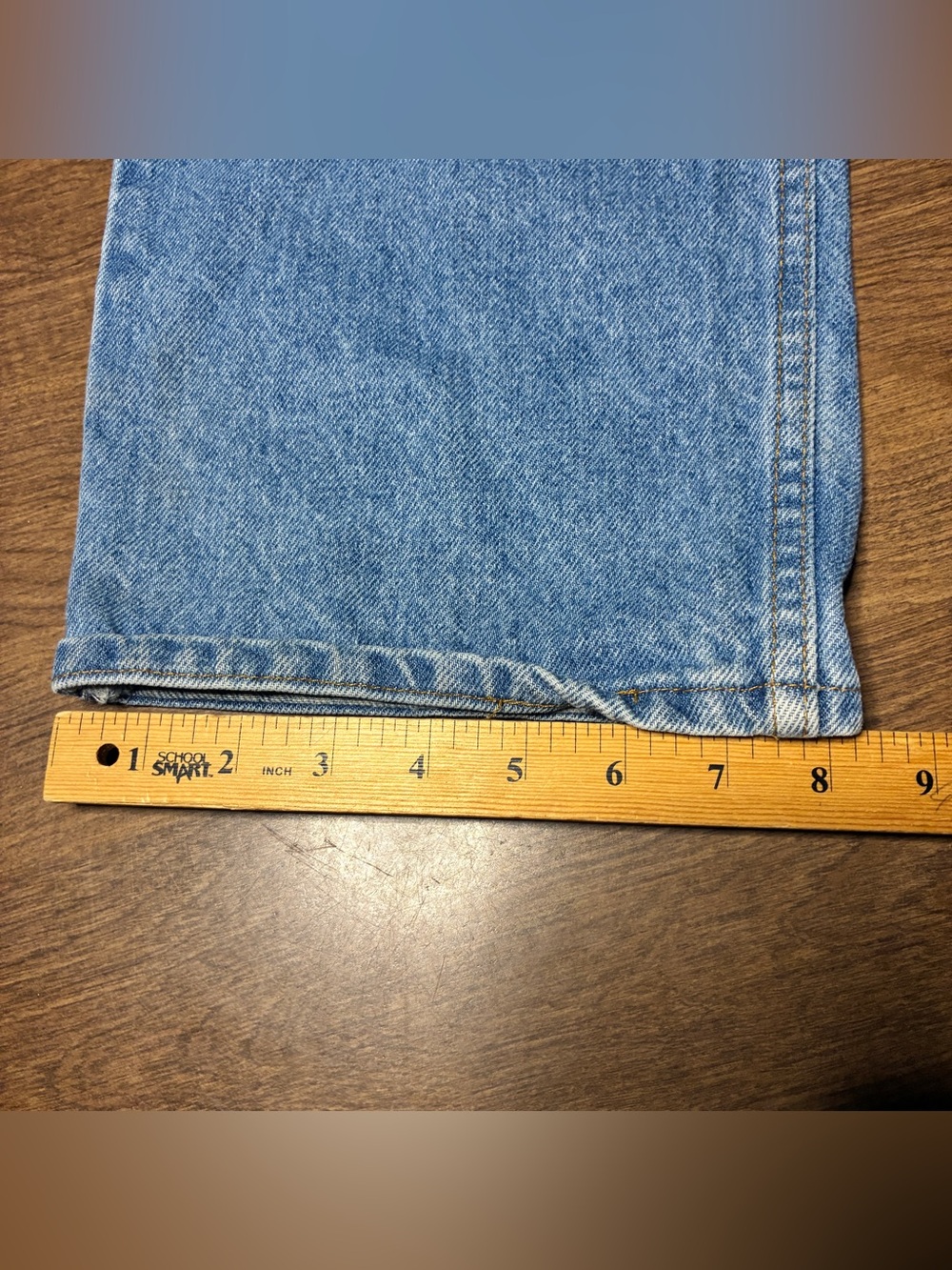 Levi’s 540 Jeans Mens 42x35 Blue Denim Brown Tab Made USA Vintage (1) - Picture 3 of 15